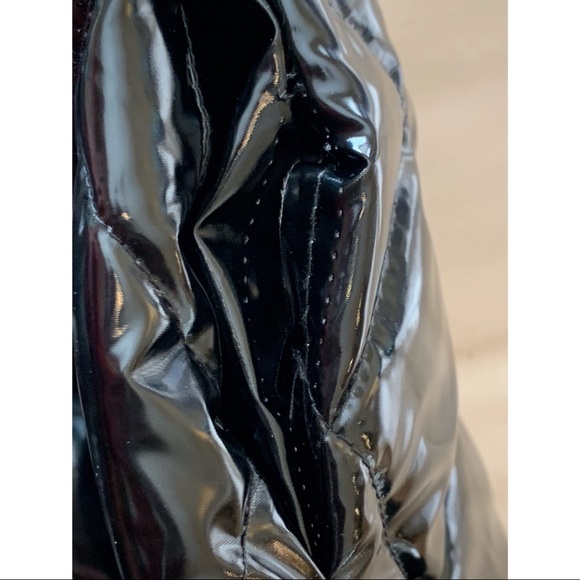 Alice + Olivia Black Puffer Vest W/ Hood - Picture 12 of 12